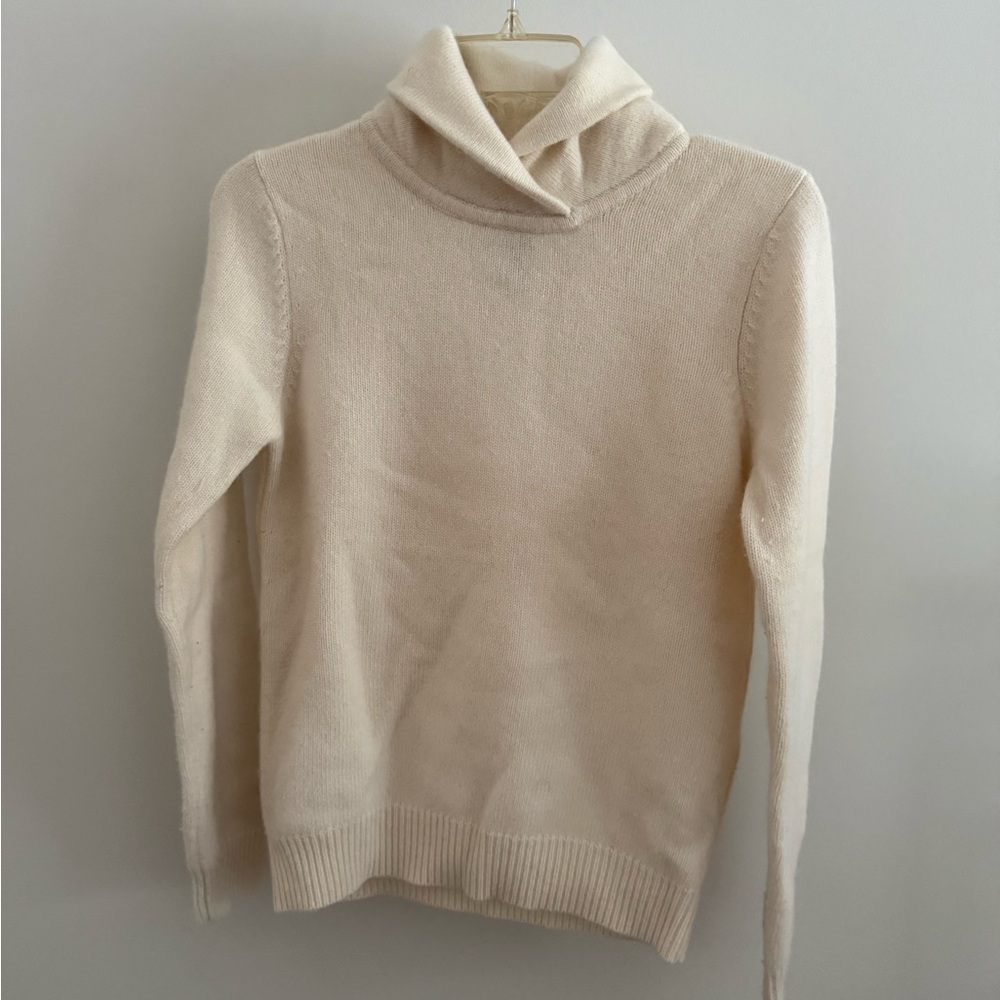 Ralph Lauren Soft Cream Cowl Neck Sweater